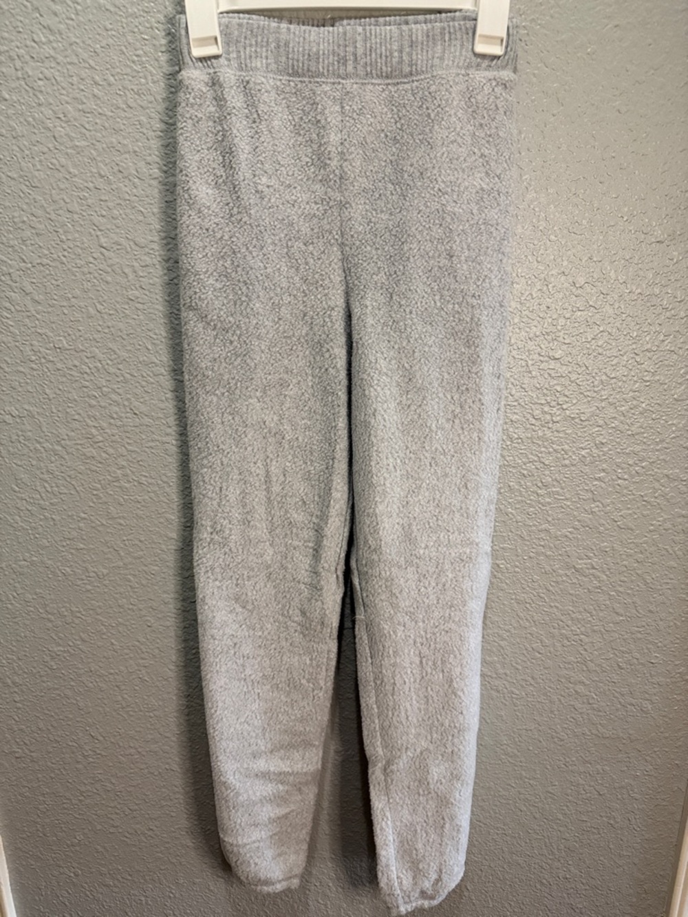 Auden Fleece Jogger Cozy Grey Plush  Pants size Large